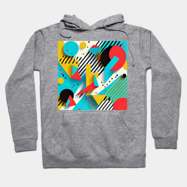 Memphis pattern 5 Hoodie by JBJart